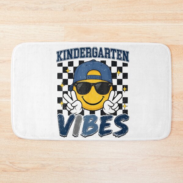 Item preview, Kindergarten Vibes Retro Smiley Face Back to School designed and sold by GoldenField41.