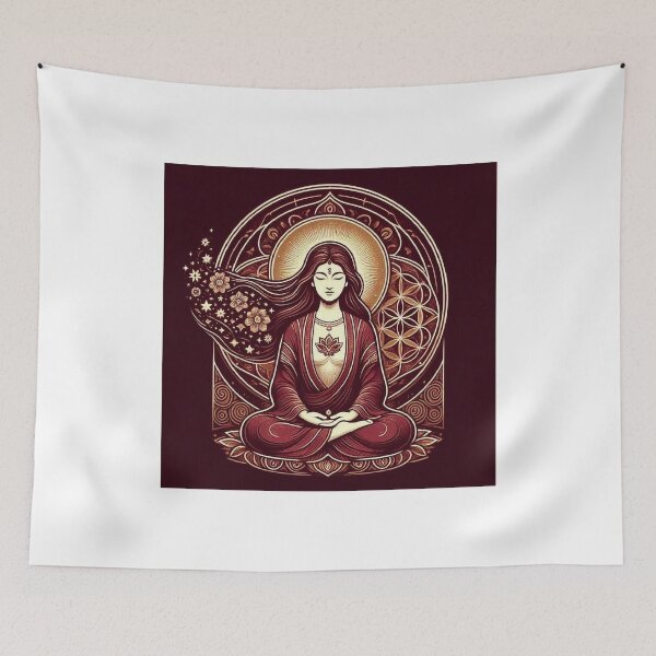 Item preview, Sacred Feminine Celestial Meditation designed and sold by Yogeshwaraya.