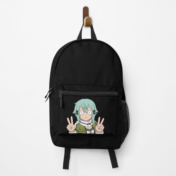 Item preview, Sinon Sword Art Online Funny Mint Hair Peace Pose designed and sold by Dashsopaner.