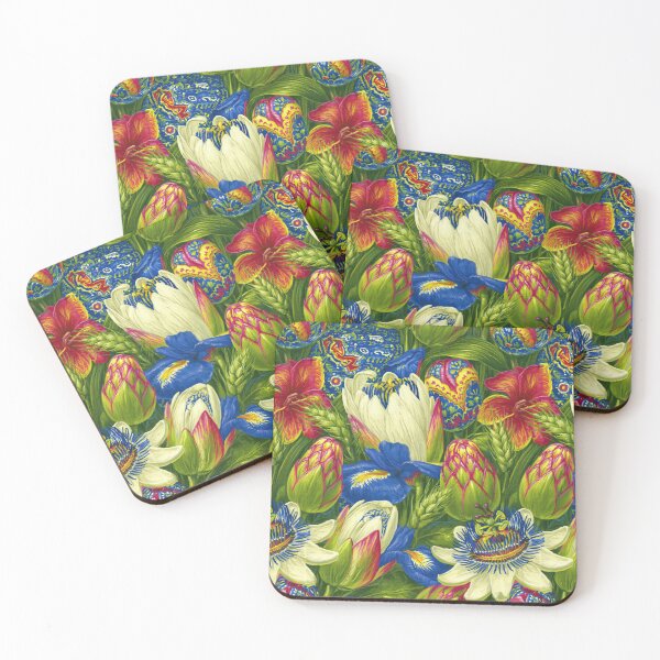 Item preview, Birds of Paradise and Tropical Bloom Pattern designed and sold by Piotrek0001.