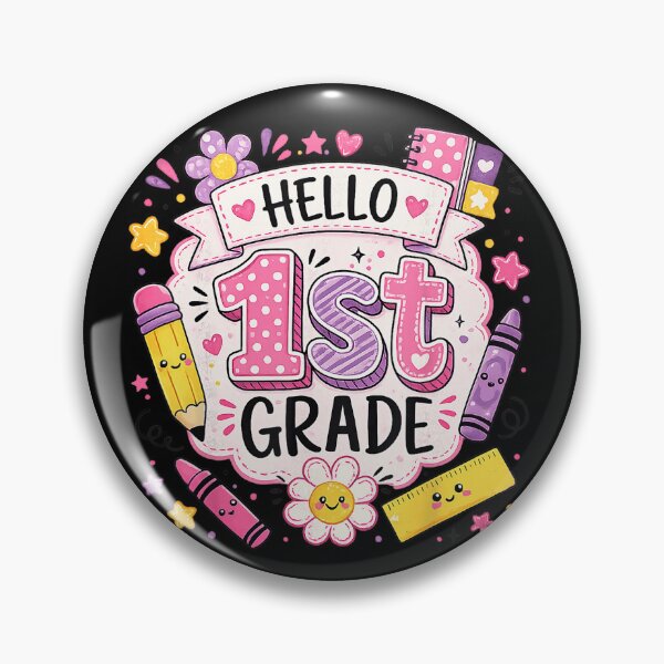 Item preview, Hello First Grade Cute Back to School Girls Design designed and sold by GoldenField41.