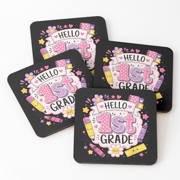 Item preview, Hello First Grade Cute Back to School Girls Design designed and sold by GoldenField41.