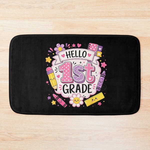 Item preview, Hello First Grade Cute Back to School Girls Design designed and sold by GoldenField41.