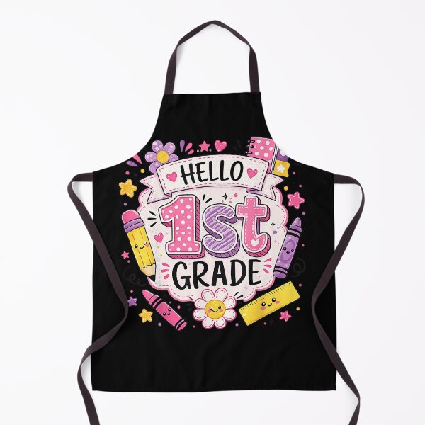 Item preview, Hello First Grade Cute Back to School Girls Design designed and sold by GoldenField41.