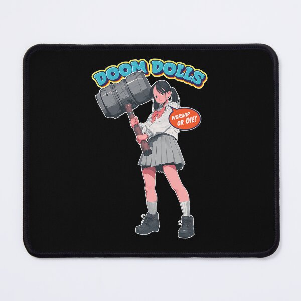 Item preview, Anime Schoolgirl Wielding Giant War Hammer designed and sold by AubreySmith2.