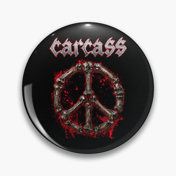 Item preview, Melodic Death Metal Band Bone Peace Sign Heartwork designed and sold by RiseCulture.