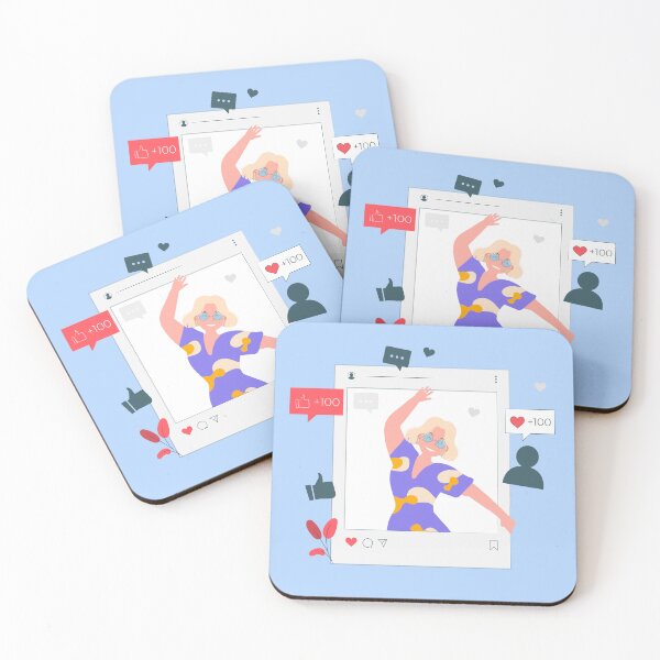 Item preview, Social Media Icons Creative Illustration designed and sold by Hakubiya.