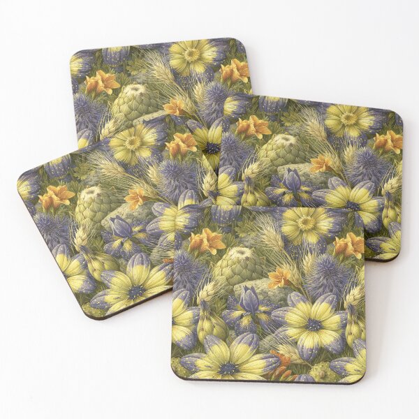 Item preview, Golden Harvest Sunflower and Wildflower Art designed and sold by Piotrek0001.
