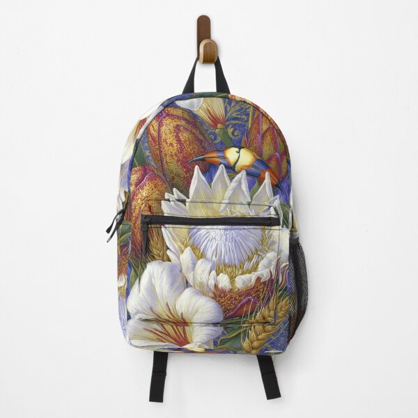Item preview, Elegant White Lilies and Thistle Mosaic designed and sold by Piotrek0001.
