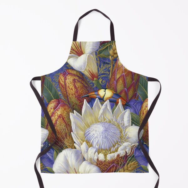 Item preview, Elegant White Lilies and Thistle Mosaic designed and sold by Piotrek0001.