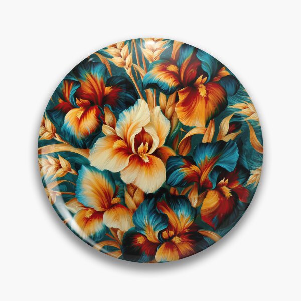 Item preview, Turquoise Garden and Golden Grain Art designed and sold by Piotrek0001.