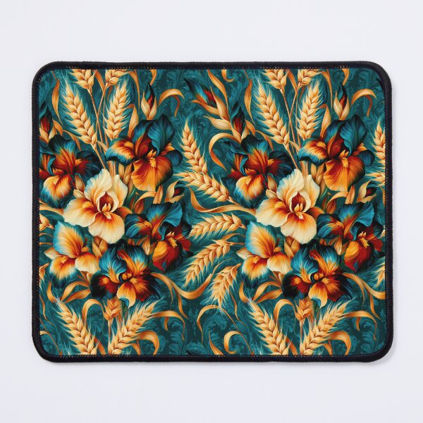 Item preview, Turquoise Garden and Golden Grain Art designed and sold by Piotrek0001.