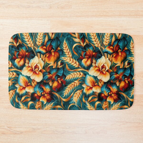 Item preview, Turquoise Garden and Golden Grain Art designed and sold by Piotrek0001.