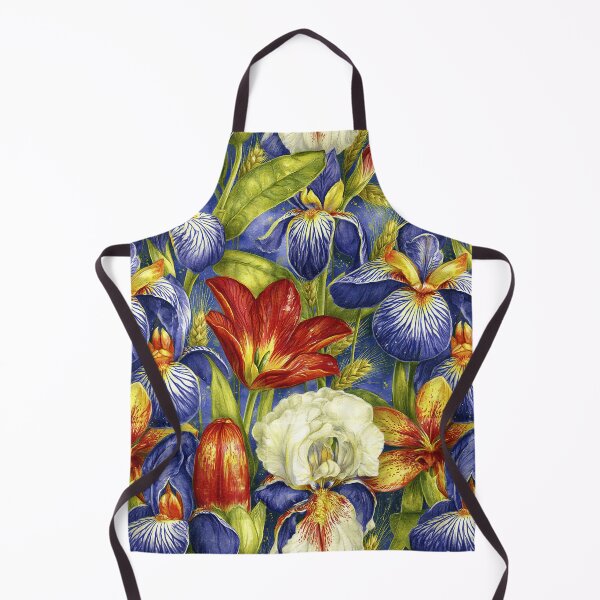 Item preview, Royal Irises and Crimson Floral Abundance designed and sold by Piotrek0001.