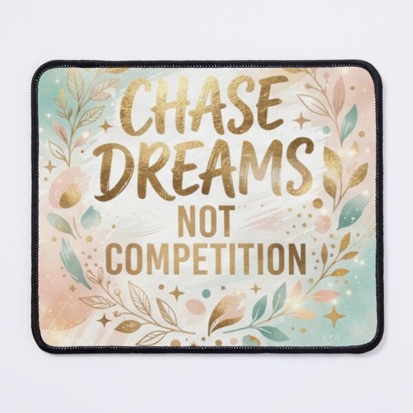 Item preview, Chase Dreams Not Competition Motivational Quote designed and sold by mdsakibhossain.