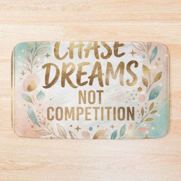 Item preview, Chase Dreams Not Competition Motivational Quote designed and sold by mdsakibhossain.