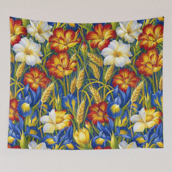 Item preview, Sun-Kissed Wildflower and Wheat Meadow designed and sold by Piotrek0001.