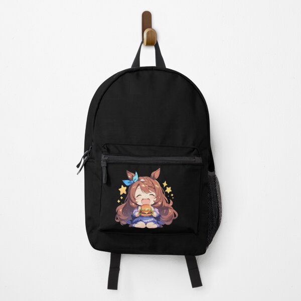 Item preview, Super Creek Uma Musume Pretty Derby Chibi Kawaii Burger Anime Girl Happy Glow designed and sold by Dashsopaner.