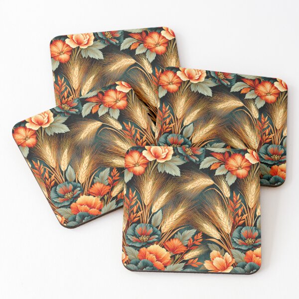 Item preview, Sunset Roses and Golden Harvest Pattern designed and sold by Piotrek0001.