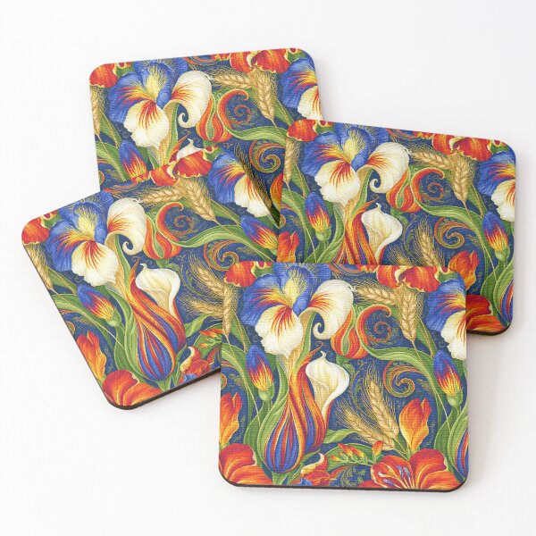 Item preview, Ornate Calla Lilies and Baroque Swirl Art designed and sold by Piotrek0001.