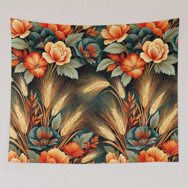 Item preview, Sunset Roses and Golden Harvest Pattern designed and sold by Piotrek0001.