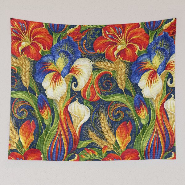 Item preview, Ornate Calla Lilies and Baroque Swirl Art designed and sold by Piotrek0001.