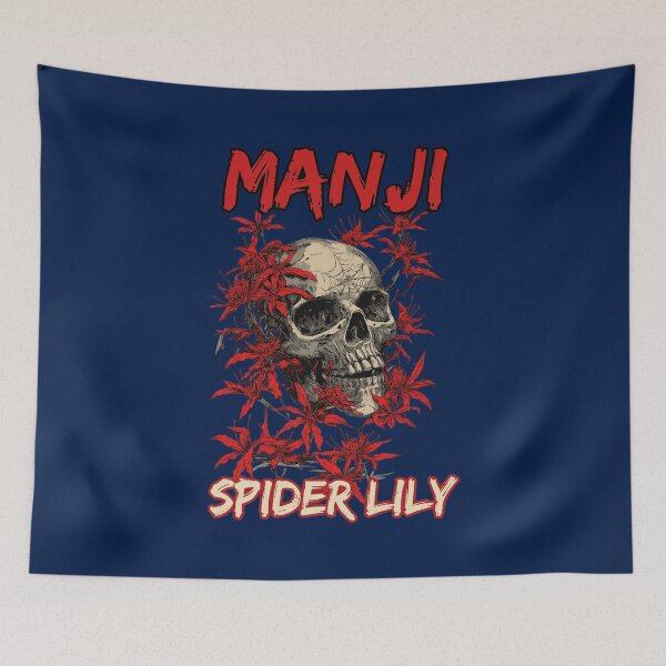 Item preview, Manji Spider Lily Skull  designed and sold by gabrielmorga.