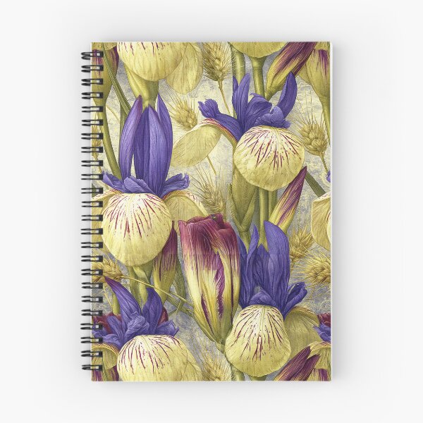 Item preview, Majestic Irises in Sunlit Garden Glow designed and sold by Piotrek0001.