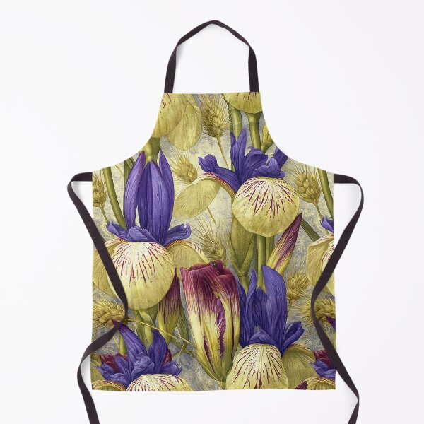 Item preview, Majestic Irises in Sunlit Garden Glow designed and sold by Piotrek0001.