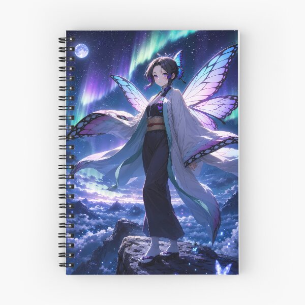 Item preview, Shinobu Kocho Demon Slayer Aurora Mountain Dream designed and sold by Dashsopaner.