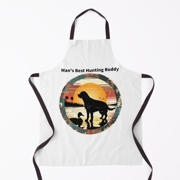 Item preview, Vintage Retro Labrador Dog Hunting Duck Sunset Gift T-Shirt designed and sold by TrendyGalaxy.