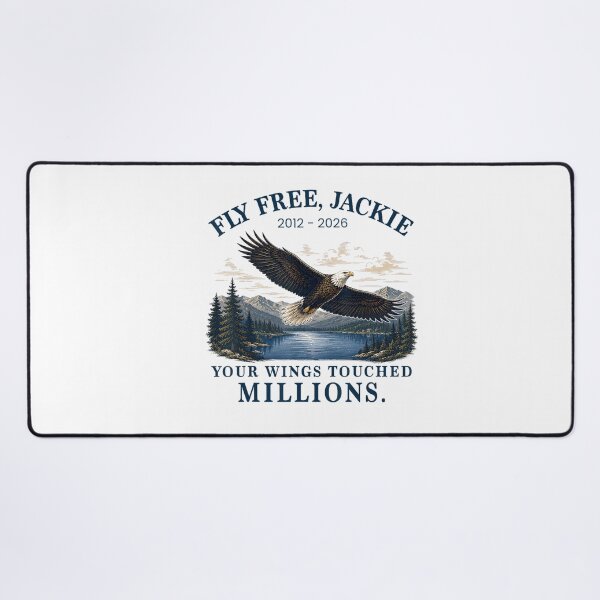 Item preview, Fly Free Jackie Big Bear Bald Eagle Memorial 2012–2026 designed and sold by VioletNance.