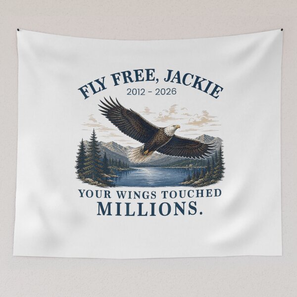 Item preview, Fly Free Jackie Big Bear Bald Eagle Memorial 2012–2026 designed and sold by VioletNance.