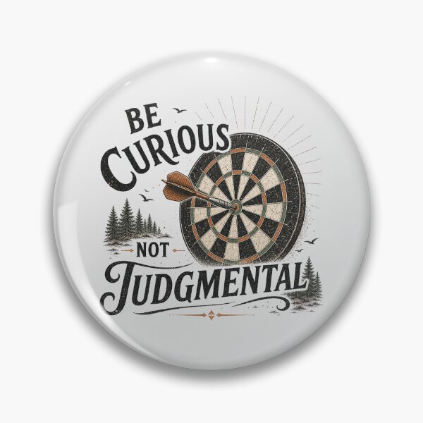 Item preview, Be curious, not judgmental designed and sold by Olena Du.