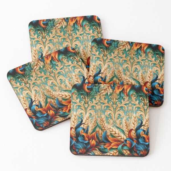 Item preview, Golden Baroque Scroll and Floral Relief designed and sold by Piotrek0001.