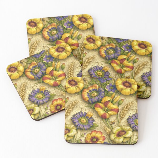 Item preview, Sunlight Wildflowers and Harvest Texture designed and sold by Piotrek0001.