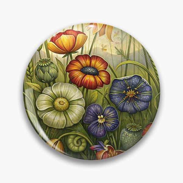 Item preview, Summer Poppies and Botanical Garden Art designed and sold by Piotrek0001.