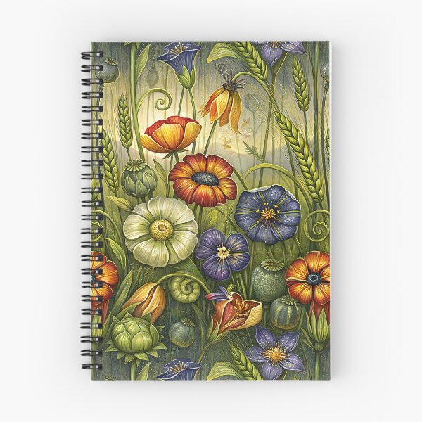 Item preview, Summer Poppies and Botanical Garden Art designed and sold by Piotrek0001.