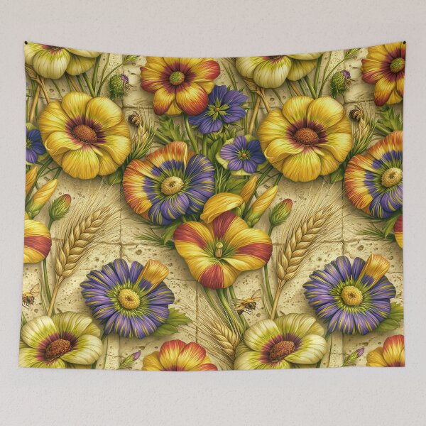 Item preview, Sunlight Wildflowers and Harvest Texture designed and sold by Piotrek0001.