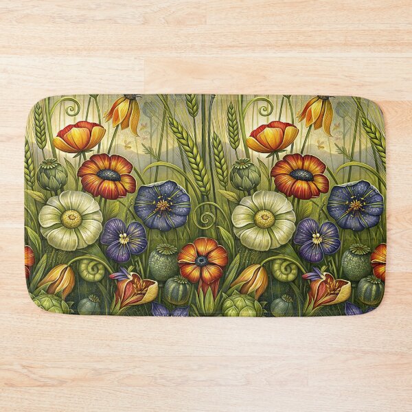 Item preview, Summer Poppies and Botanical Garden Art designed and sold by Piotrek0001.