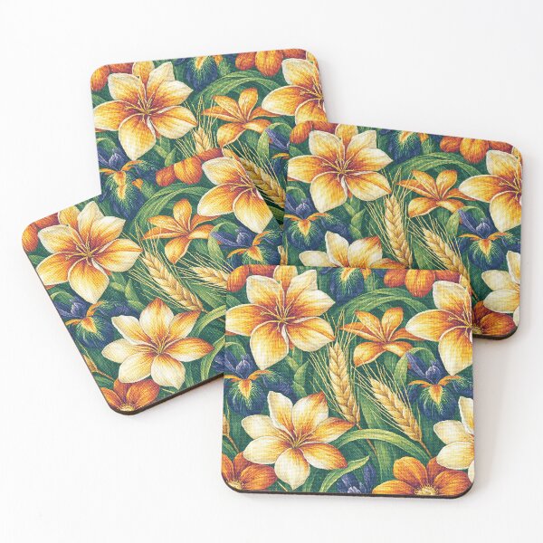 Item preview, Radiant Yellow Lilies and Harvest Grain designed and sold by Piotrek0001.