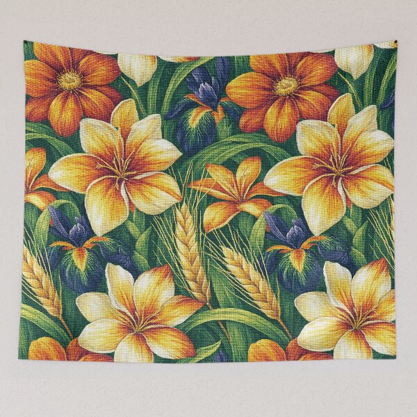Item preview, Radiant Yellow Lilies and Harvest Grain designed and sold by Piotrek0001.