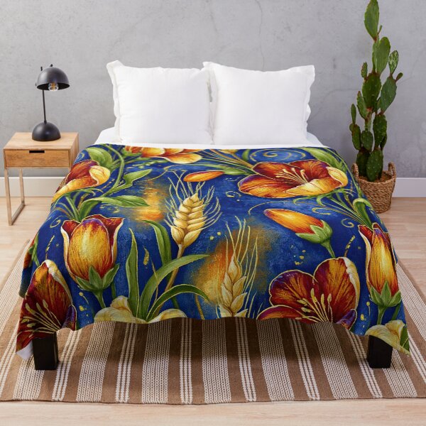 Item preview, Starry Night Wheat and Floral Constellation designed and sold by Piotrek0001.