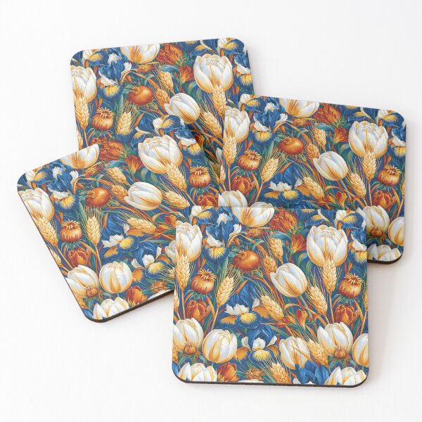 Item preview, Vertical Floral Harmony and Golden Grain designed and sold by Piotrek0001.