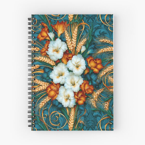 Item preview, Deep Teal Floral Tapestry and White Daisies designed and sold by Piotrek0001.