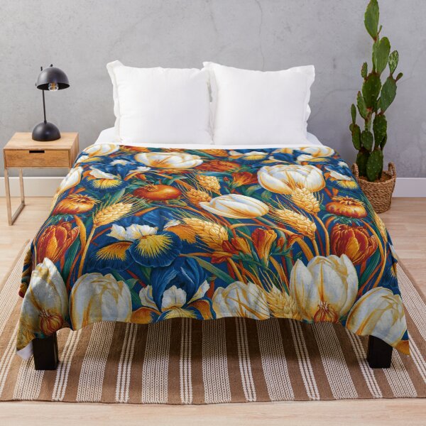 Item preview, Vertical Floral Harmony and Golden Grain designed and sold by Piotrek0001.