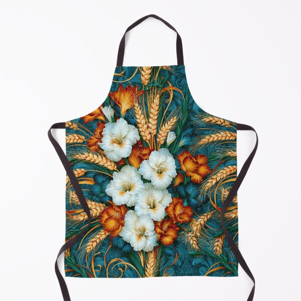 Item preview, Deep Teal Floral Tapestry and White Daisies designed and sold by Piotrek0001.