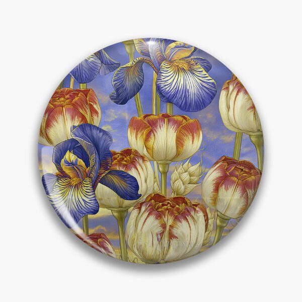 Item preview, Royal Garden Irises and White Lily Abundance designed and sold by Piotrek0001.