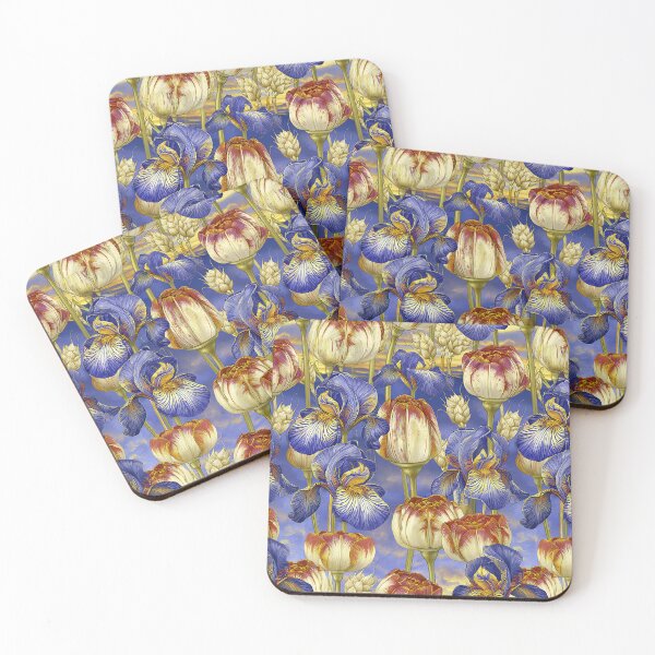 Item preview, Royal Garden Irises and White Lily Abundance designed and sold by Piotrek0001.