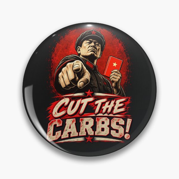 Item preview, Cut the Carbs! — By Order of the People’s Diet Committee designed and sold by Sanctum Icons.